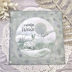 Creative Expressions Moonlit Hares Clear Stamps umsdb164 Winter Wishes
