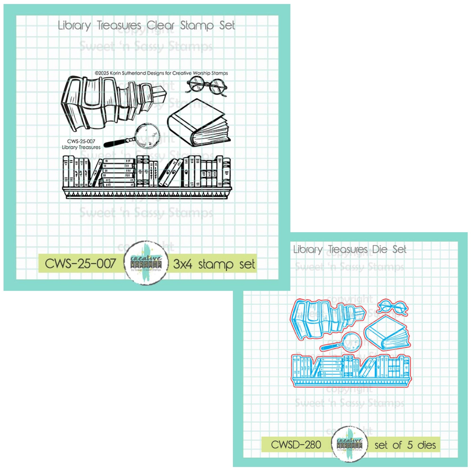 Creative Worship Library Treasures Stamps And Dies Bundle