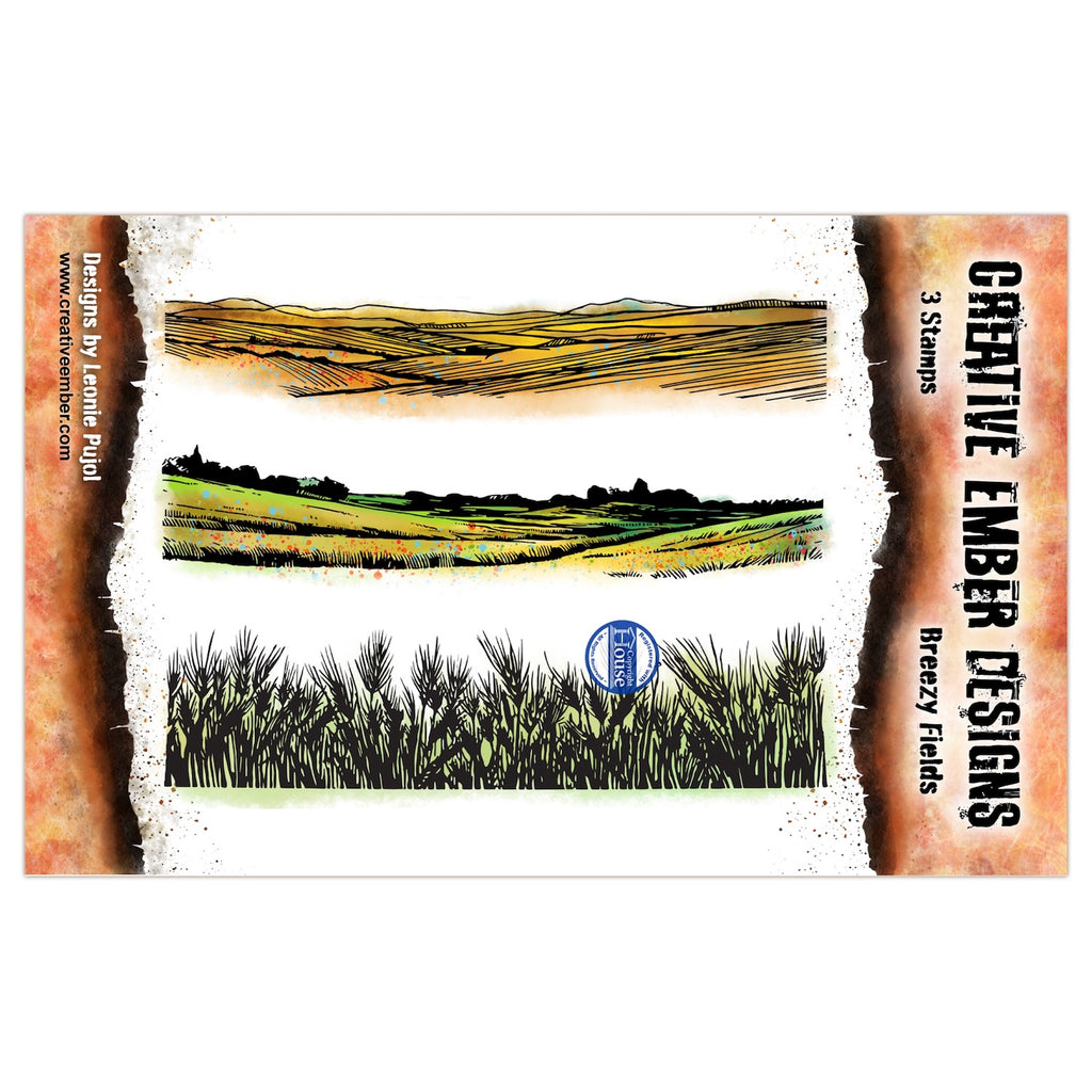 Creative Ember Designs Breezy Fields A7 Clear Stamp Set cedtp0016