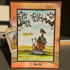 Creative Ember Designs Slow Down A6 Clear Stamp Set cedtp0012 snail house bird branch card