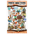 Creative Ember Designs Travellers Friends A6 Ephemera Die Cuts cedep002