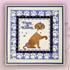 Creative Expressions Pet Pals Bailey Dies ced23077 paws & kisses