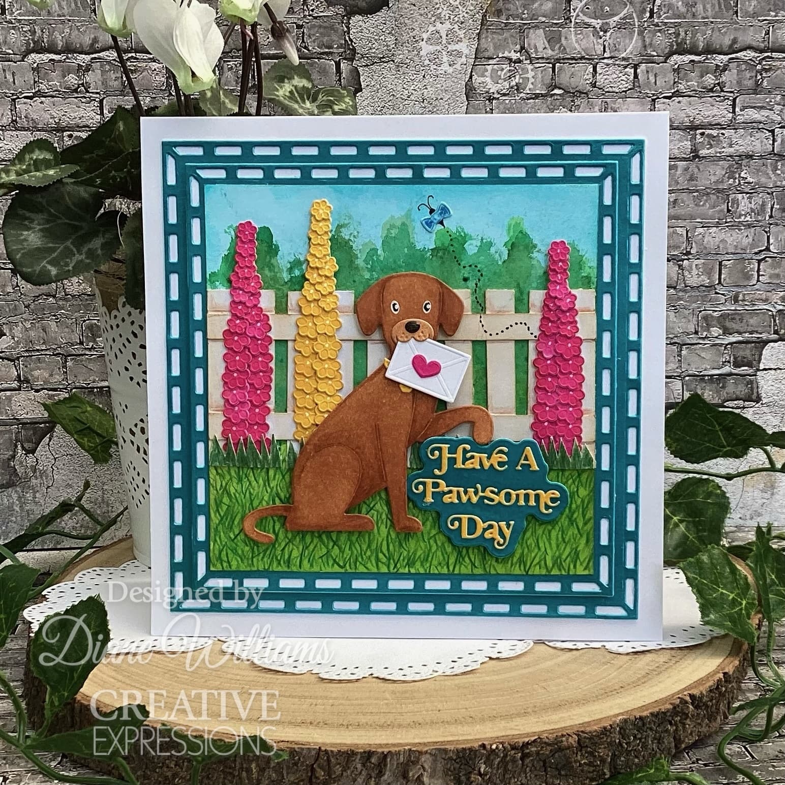 Creative Expressions Pet Pals Bailey Dies ced23077 pawsome day