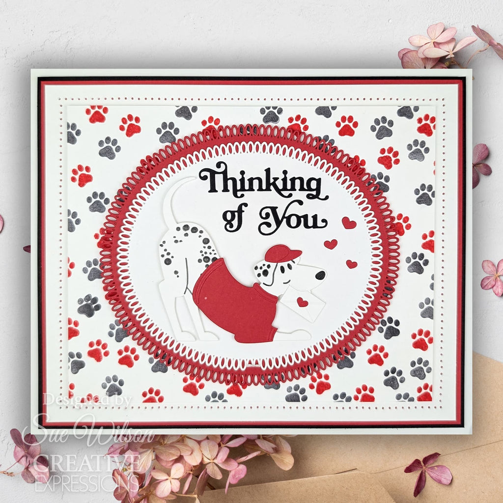 Creative Expressions Pet Pals Dottie Dies ced23079 thinking of you