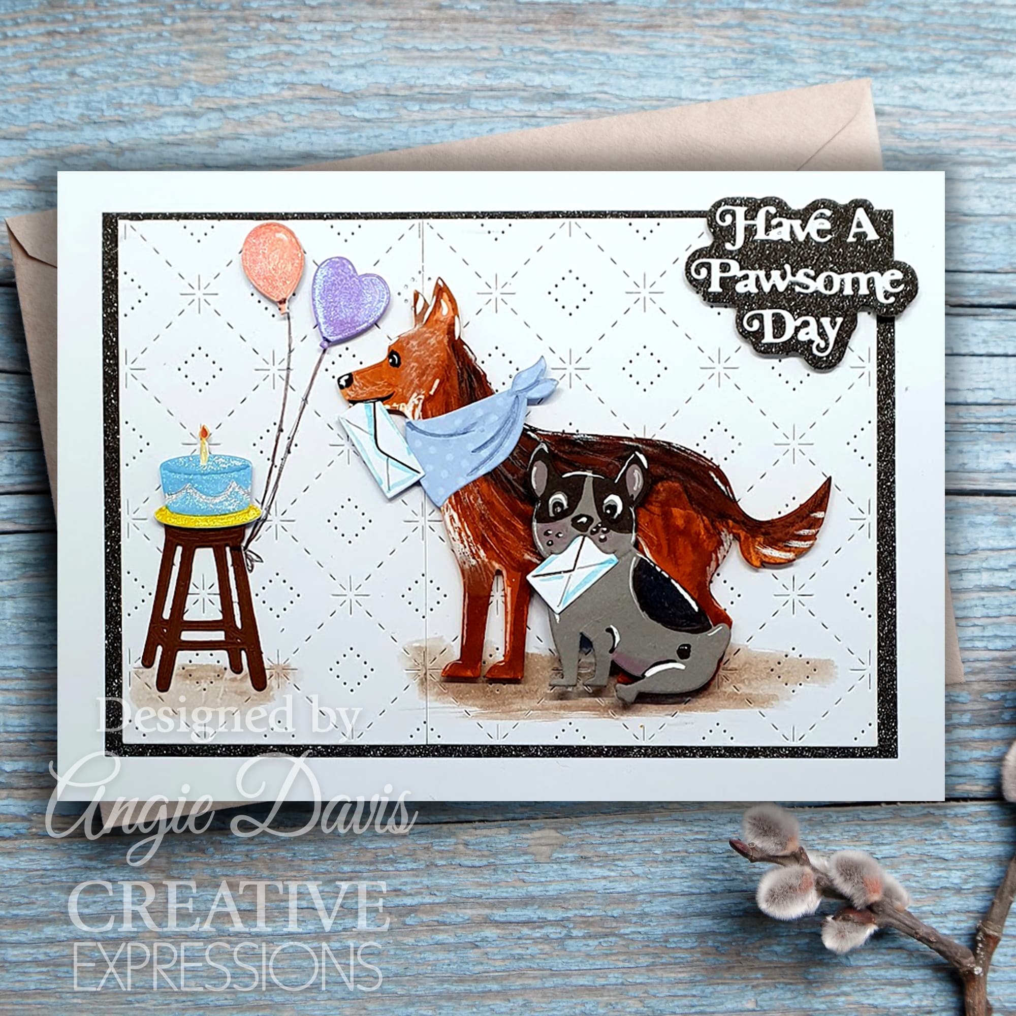 Creative Expressions Pet Pals Max Dies ced23078 dog birthday