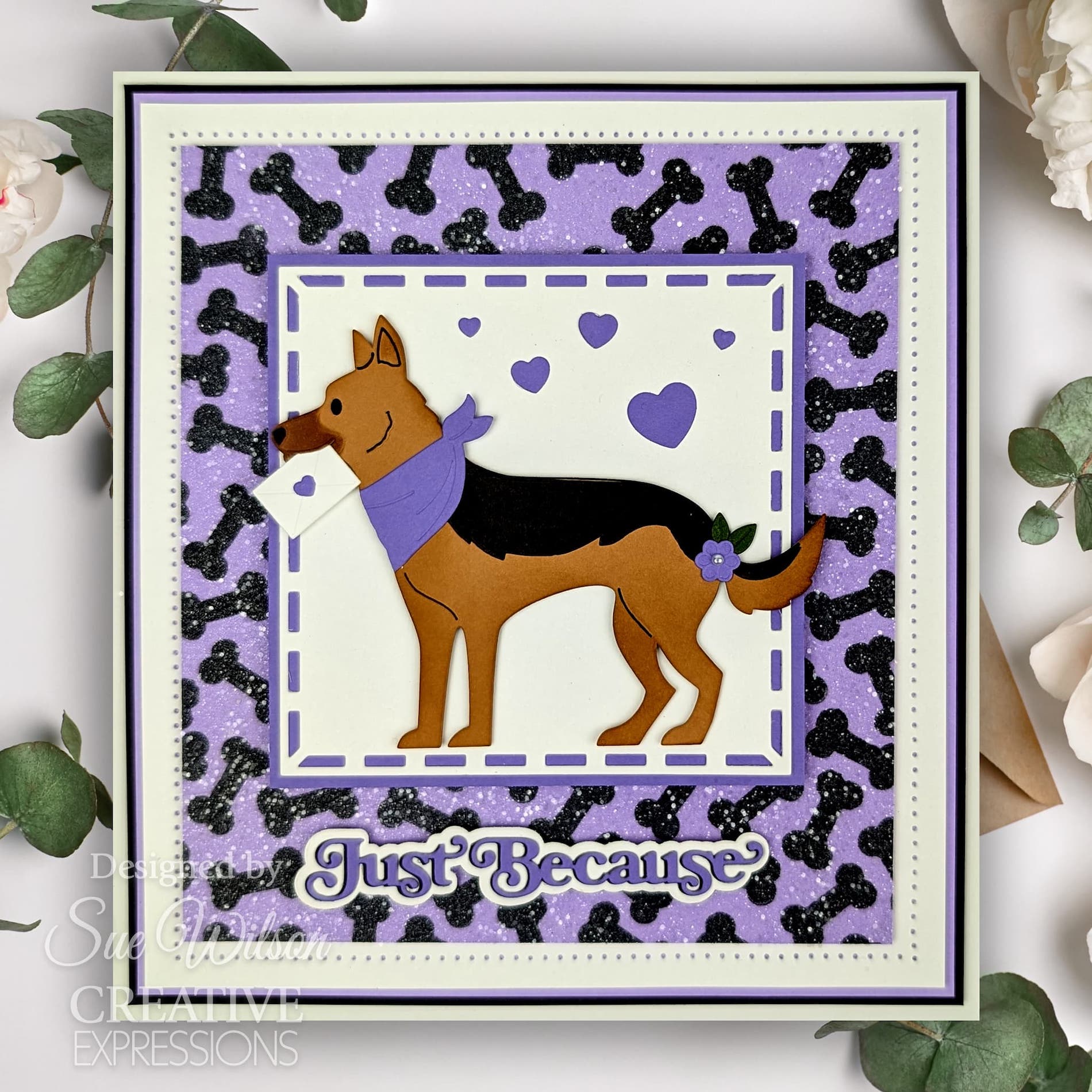 Creative Expressions Pet Pals Max Dies ced23078 dog just because