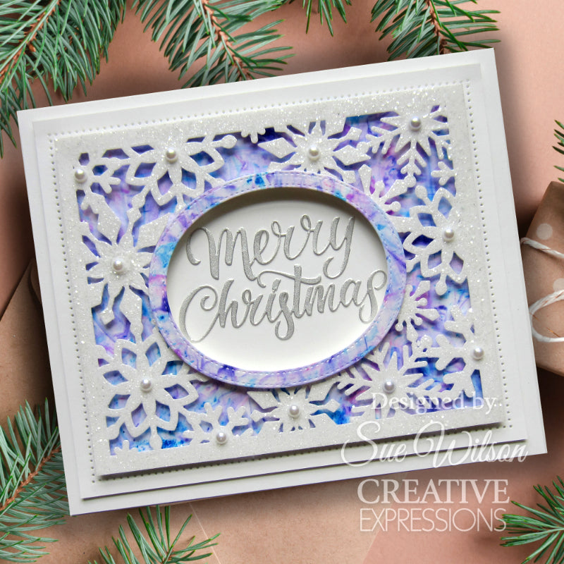 Creative Expressions Snowflake Floating Frame Die ced3292*