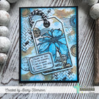 Creative Worship Basket Weave Clear Stamp cws-26-014 Glory To God Card