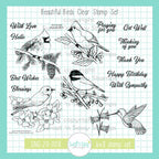 Creative Worship Beautiful Birds Clear Stamps sns-20-008