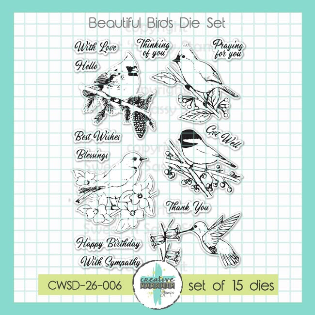 Creative Worship Beautiful Birds Dies cwsd-26-006