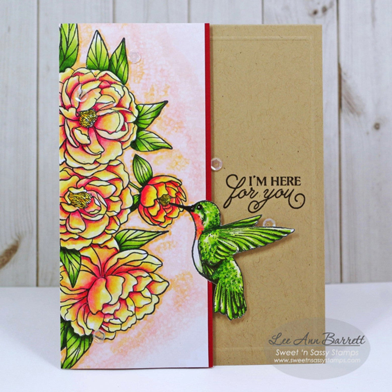 Creative Worship Beautiful Birds Dies cwsd-26-006 I'm Here For You Card