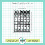 Creative Worship Bingo Card Clear Stamps cws-25-010
