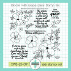 Creative Worship Bloom With Grace Clear Stamps cws-25-019