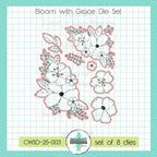 Creative Worship Bloom With Grace Stamps And Dies Bundle CWSD-25-003