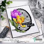 Creative Worship Blooming Tulips Clear Stamps cws-25-016 Pour Your Heart Out To Him Card