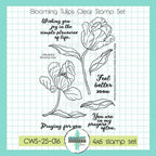 Creative Worship Blooming Tulips Stamps And Dies Bundle cws-25-016