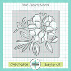 Creative Worship Bold Bloom Stencil cws-st-25-08