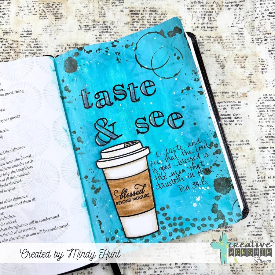 Creative Worship Boss Lady Outline Alpha Clear Stamps cws-25-045 Bible Journaling