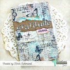 Creative Worship Boss Lady Outline Alpha Clear Stamps cws-25-045 Gratitude Journal