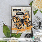 Creative Worship Butterfly Bliss Clear Stamps cws-25-022 Wonder Dream Card