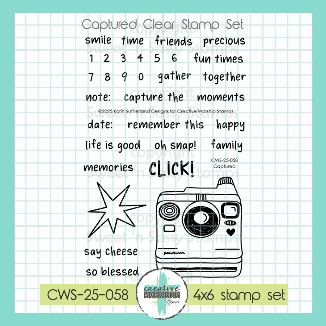 Creative Worship Captured Clear Stamps cws-25-058