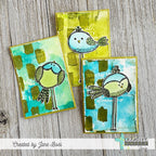 Creative Worship Cheery Birds And Buds Clear Stamps cws-25-009 Bird Cards