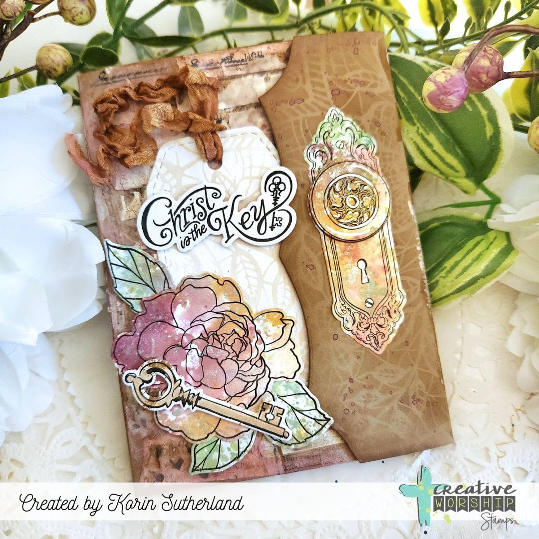 Creative Worship Christ Is The Key Dies cwsd-26-030 Jesus Bible Card