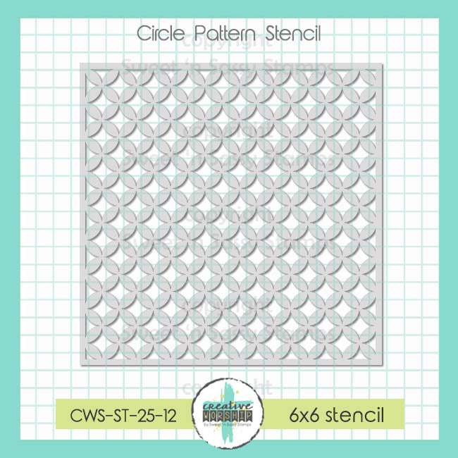 Creative Worship Circle Pattern Stencil cws-st-25-12