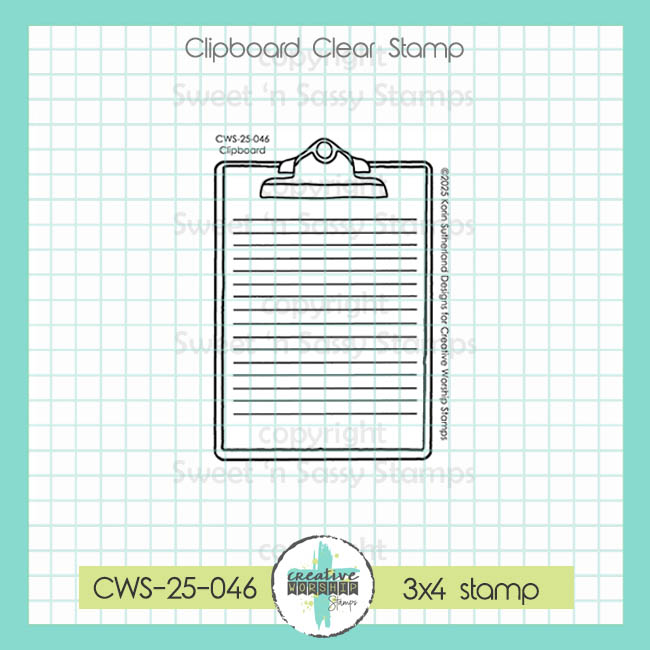Creative Worship Clipboard Clear Stamp cws-25-046