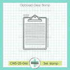 Creative Worship Clipboard Clear Stamp cws-25-046