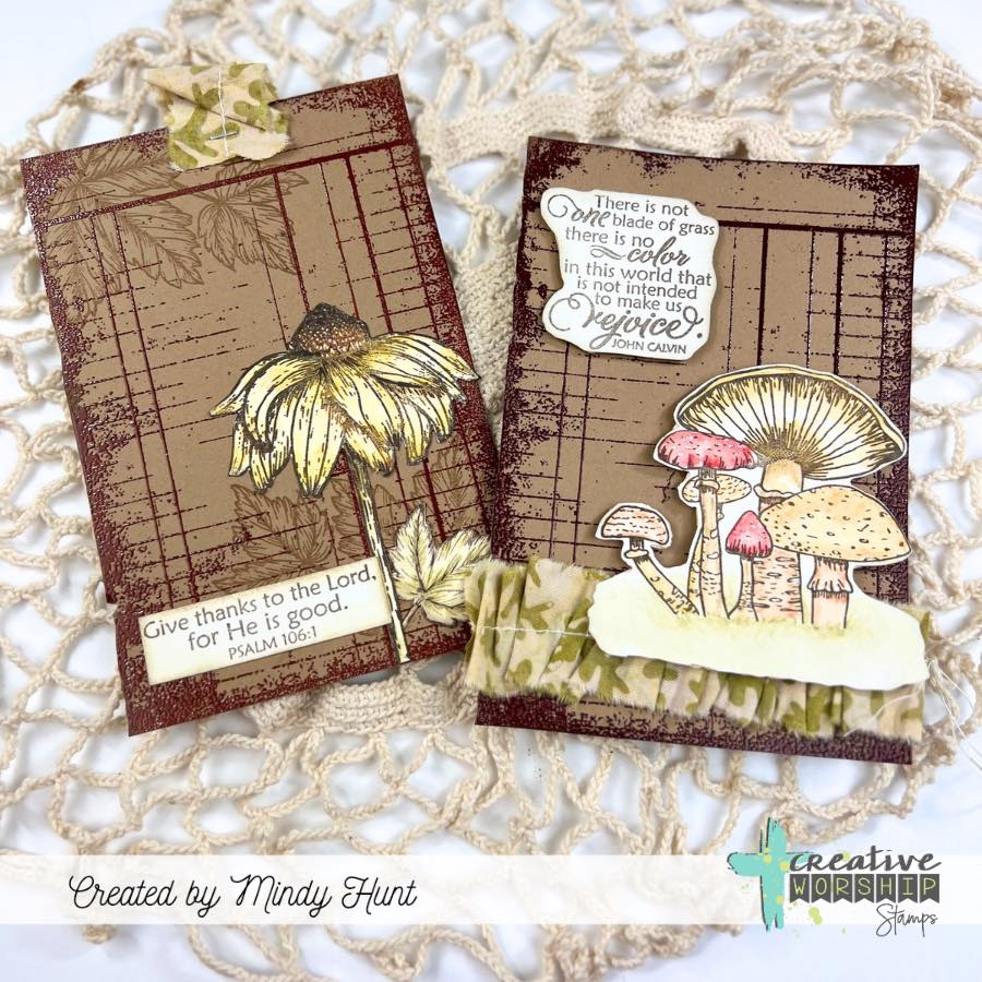 Creative Worship Colors Of Fall Dies cwsd-25-023 Give Thanks To The Lord Card