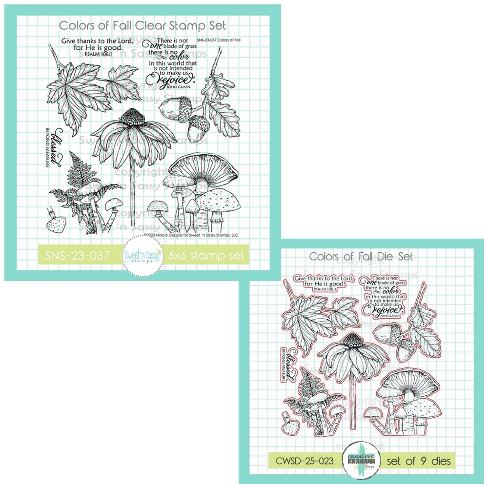 Creative Worship Colors Of Fall Stamps And Dies Bundle