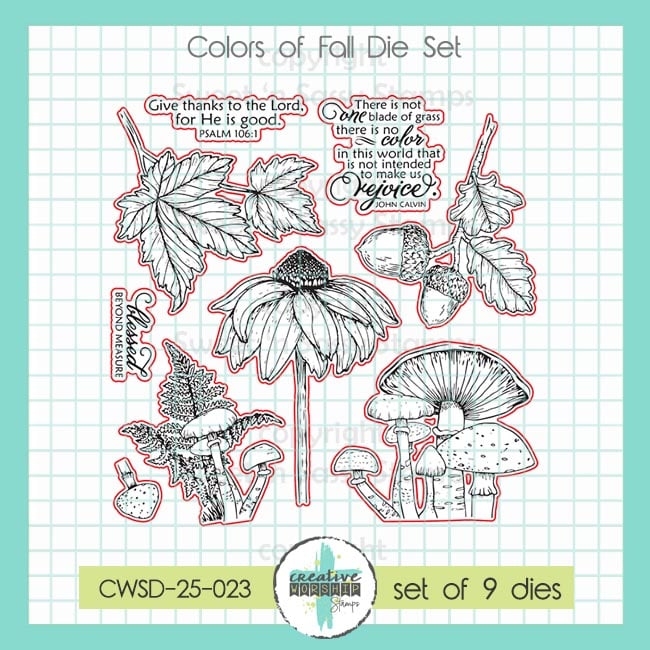 Creative Worship Colors Of Fall Stamps And Dies Bundle cwsd25023