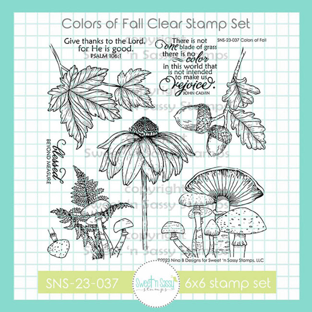 Creative Worship Colors Of Fall Stamps And Dies Bundle sns23037