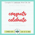Creative Worship Congrats And Celebrate Word Dies cwsd-275