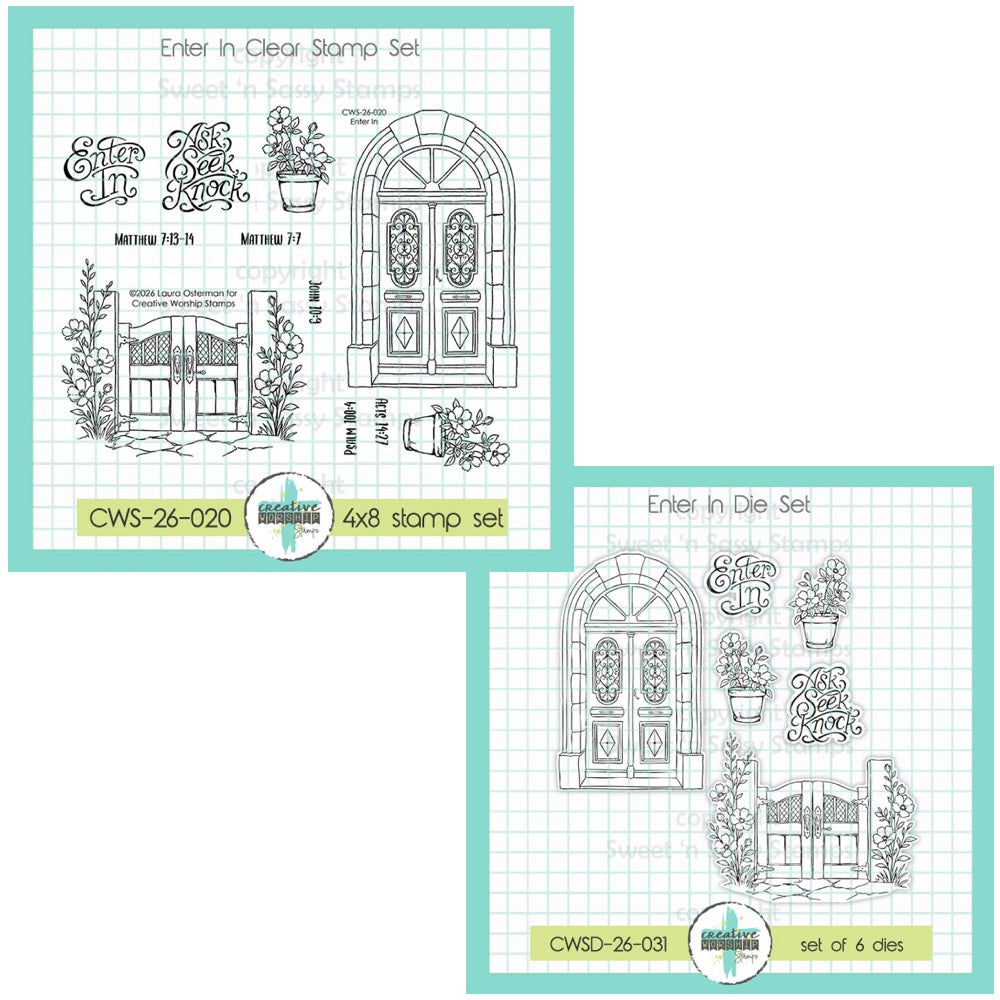 Creative Worship Enter In Clear Stamps And Dies Bundle