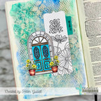 Creative Worship Enter In Clear Stamps And Dies Bundle Ask Seek Knock Doorway Bible Journaling Page by Helen Gullett