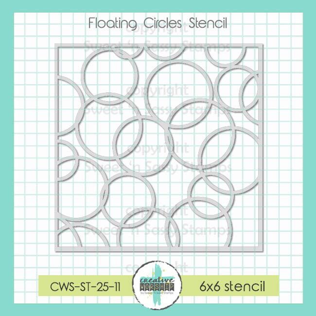 Creative Worship Floating Circles Stencil cws-st-25-11