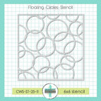 Creative Worship Floating Circles Stencil cws-st-25-11