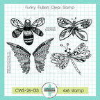 Creative Worship Funky Flutter Clear Stamps cws-26-013