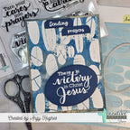 Creative Worship Funky Stones 6 x 6 Stencil cws-st-25-13 Sending Prayers