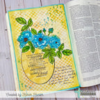 Creative Worship Funky Textures 3 Clear Stamps cws-25-003 Karen Hunter Card