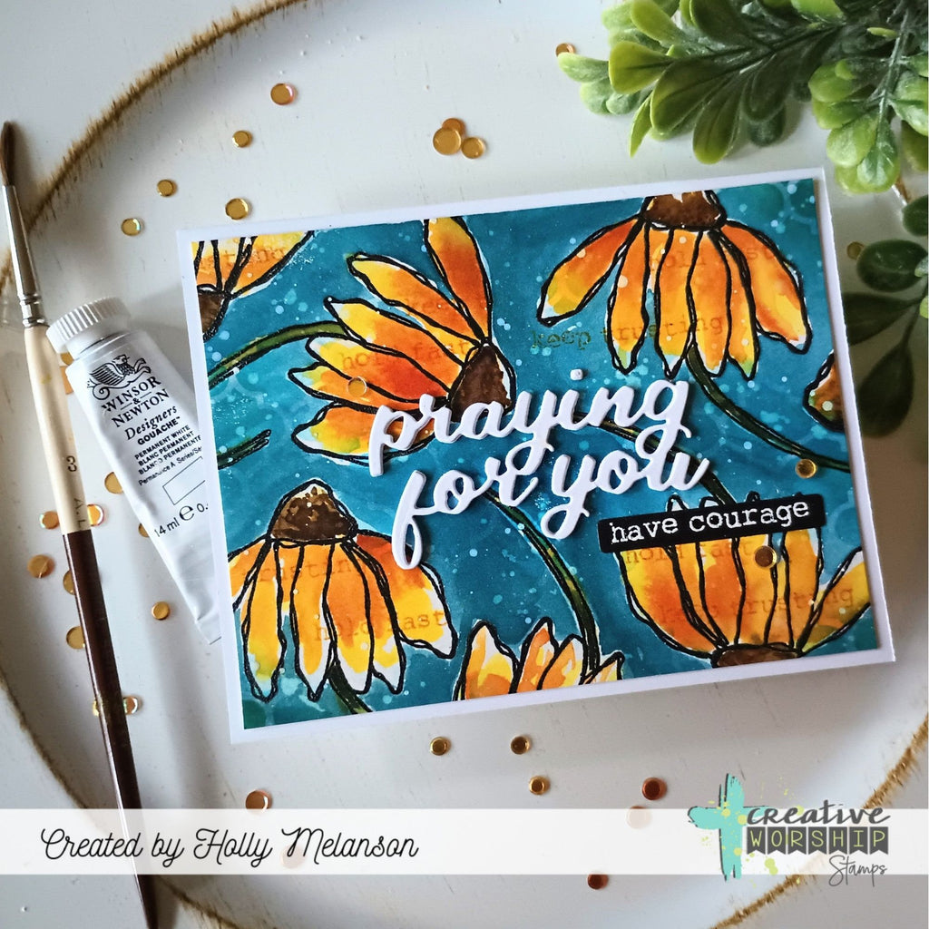 Creative Worship God Is Near Dies cwsd-25-016 Praying For You Card