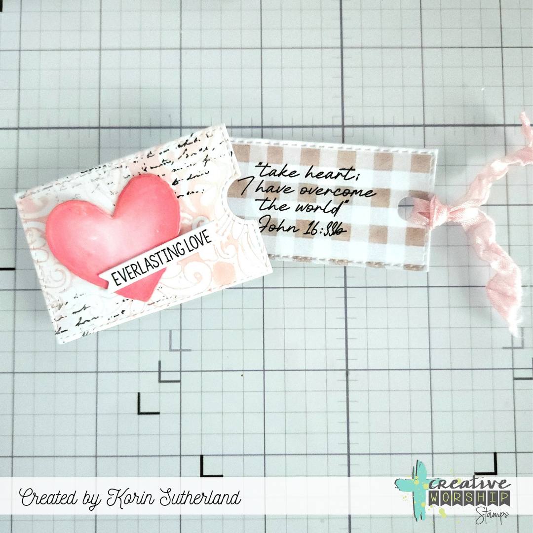 Creative Worship God So Loved Clear Stamps And Dies Bundle Korin Sutherland Everlasting Love Tag