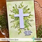 Creative Worship God So Loved Clear Stamps And Dies Bundle Melissa Grand Cross Take Heart, I have overcome the world journal page