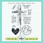 Creative Worship God So Loved Clear Stamps cws-26-016