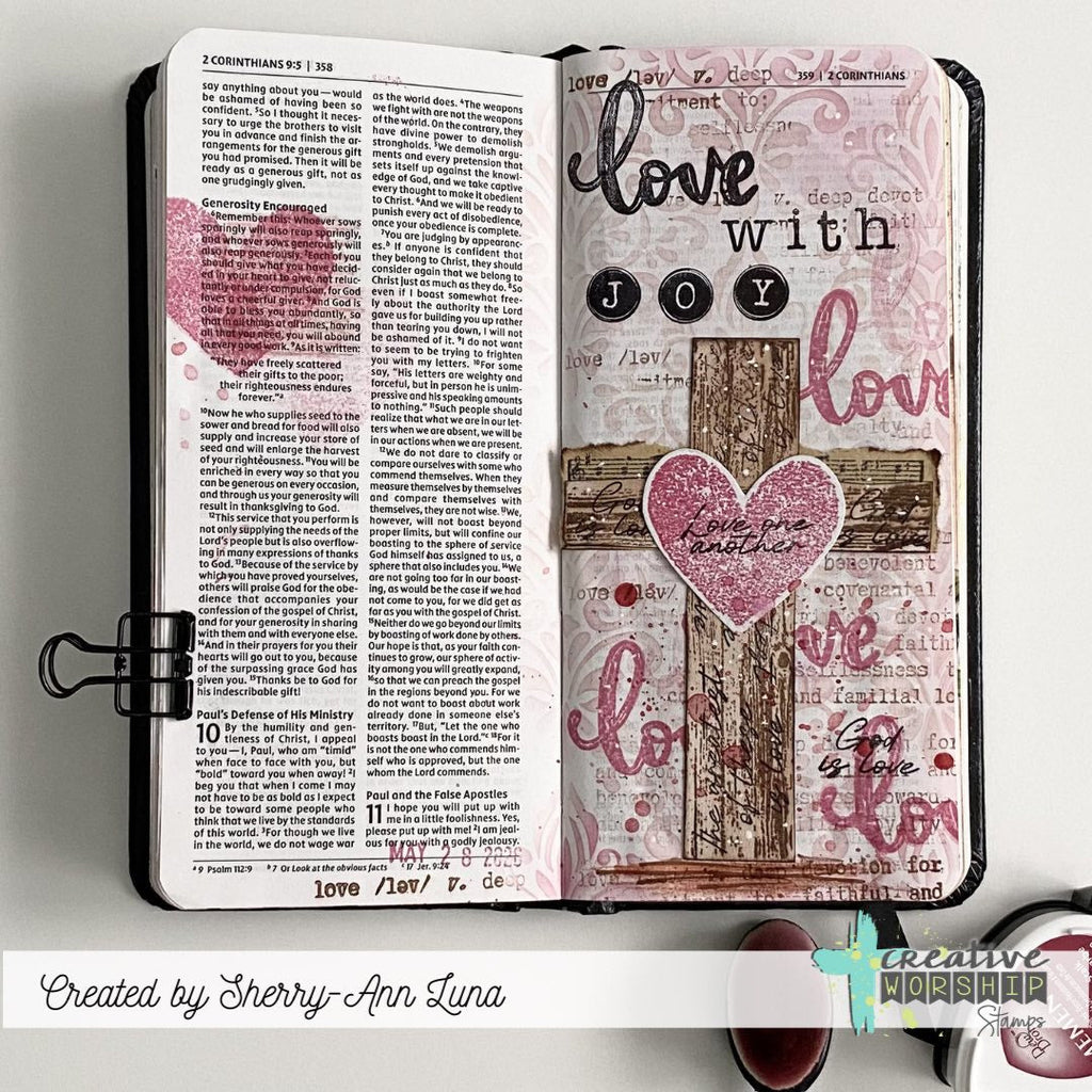 Creative Worship God So Loved Dies cwsd-26-016 Bible Journaling