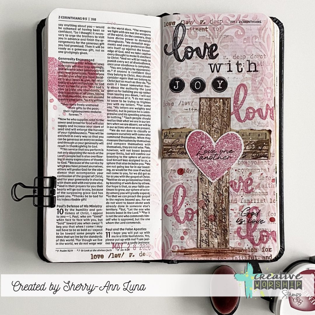 Creative Worship God So Loved Dies cwsd-26-016 Bible Journaling