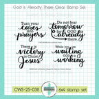 Creative Worship God is Already There Clear Stamps cws-25-038