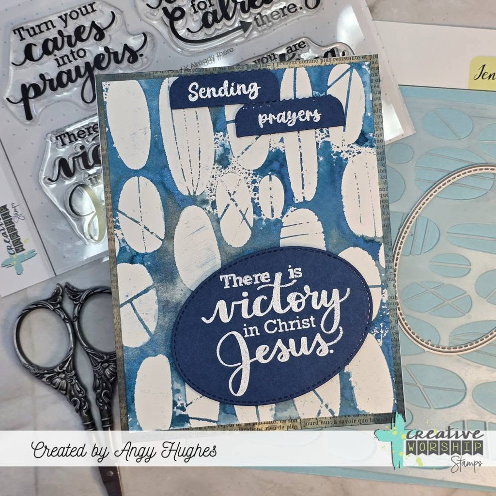 Creative Worship God is Already There Clear Stamps cws-25-038 Sending Prayers